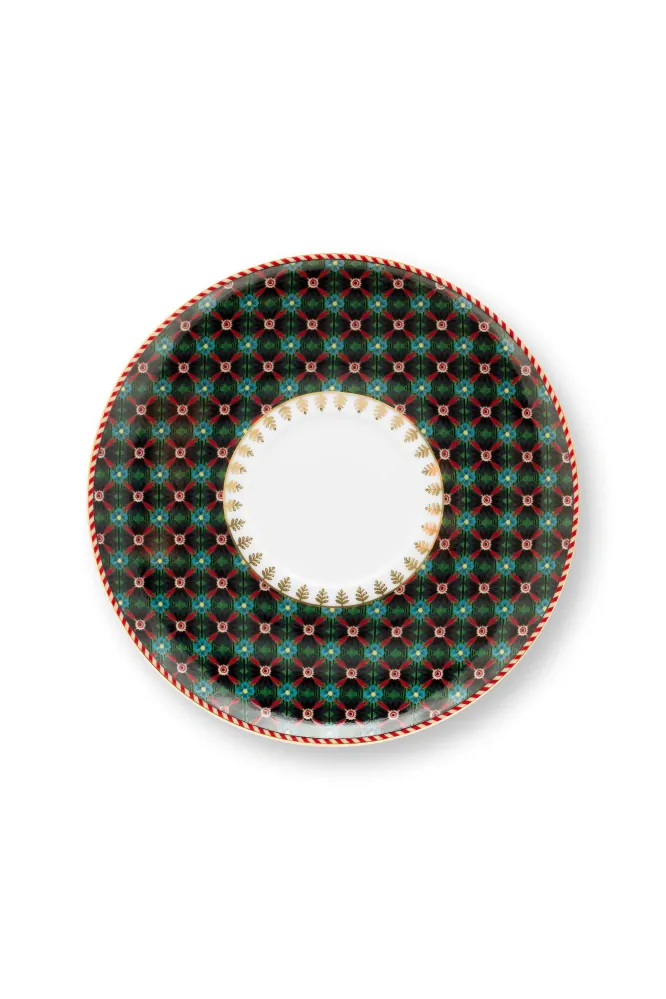 Pip Studio Berry Blues cappuccino šálek s podšálkem 270ml, modrý