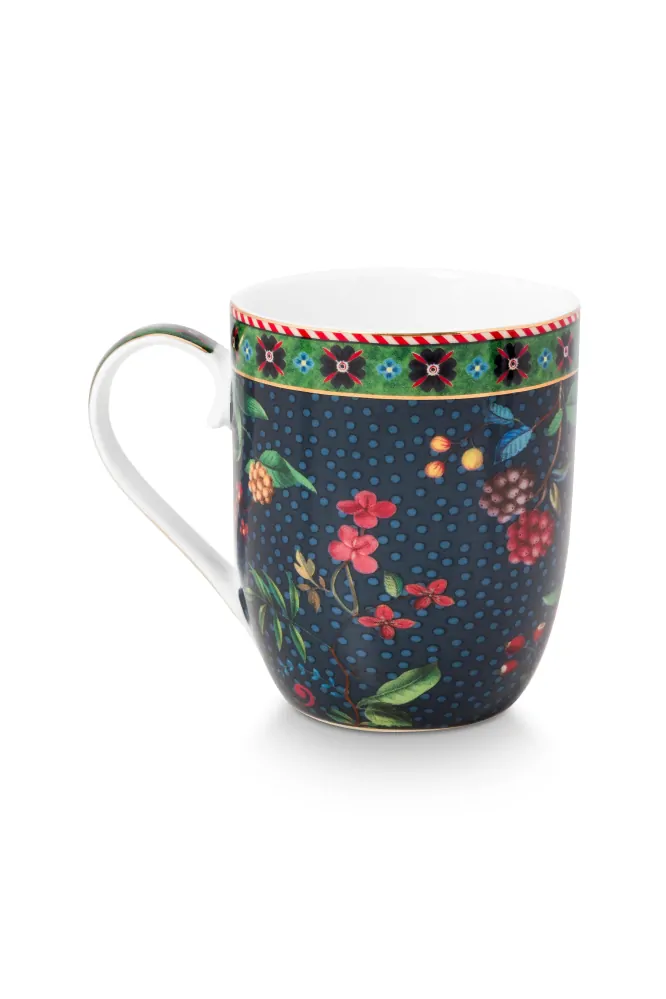 Pip Studio Berry Blues sada 2ks hrnků 180ml, modrá