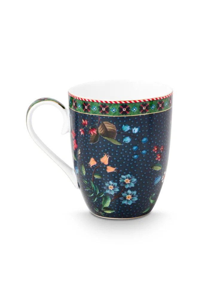 Pip Studio Berry Blues sada 2ks hrnků 350ml, modrá