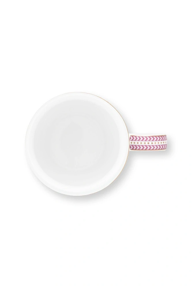 Pip Studio Jolie Dots Gold sada 2 ks hrnků 350ml, růžová