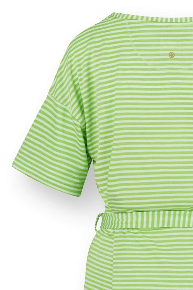 Pip Studio triko s krátkým rukávem Tonya Little Sumo Stripe, zelené