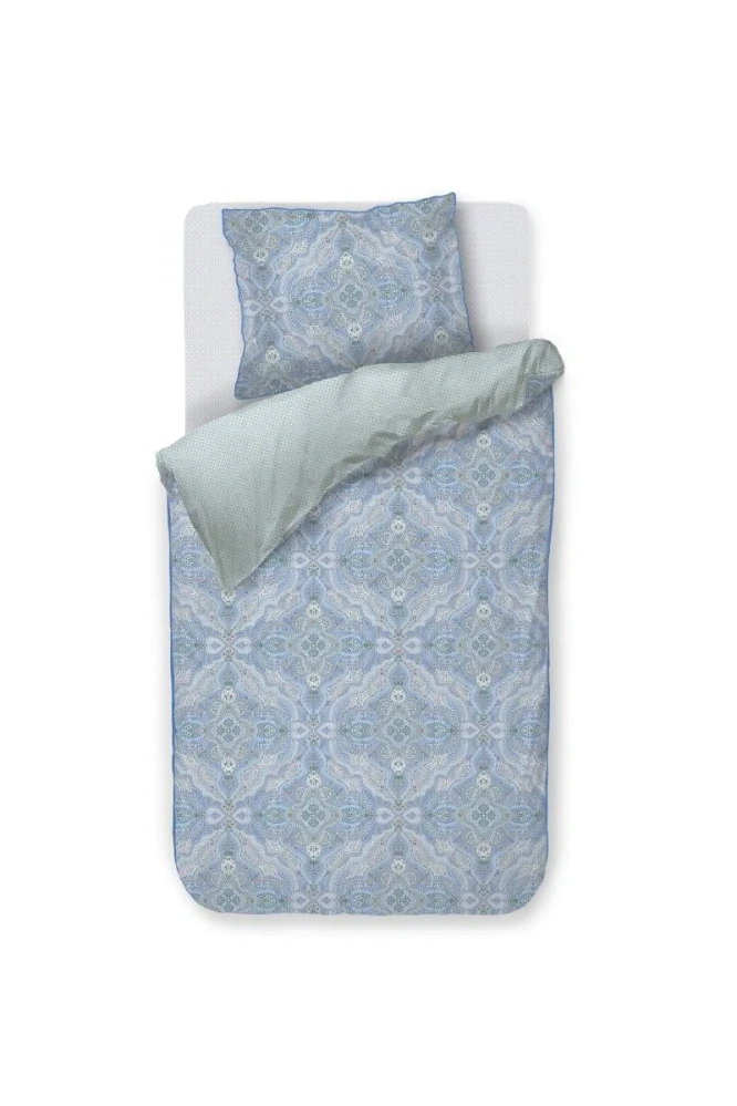Pip Studio perkálové povlečení Moon Flower světle modré 140x200 + 70x90 cm