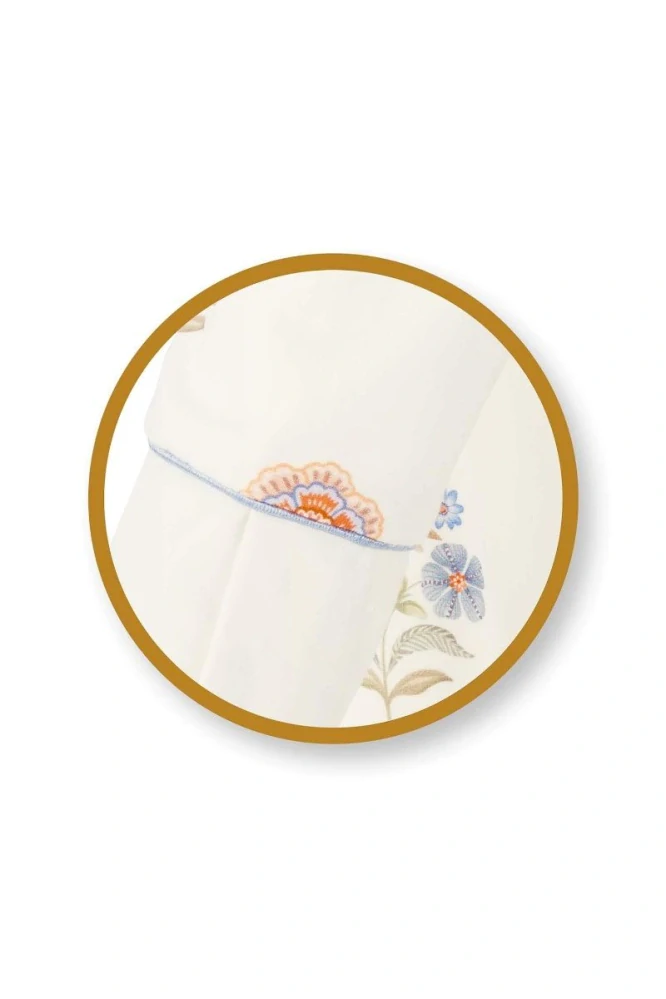 Pip Studio luxusní noční košile Daaltje Tanaka, super premium, bílá