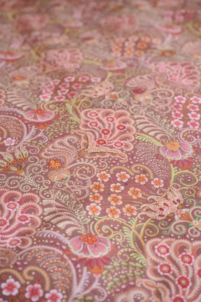 Pip Studio perkálové povlečení Kitenge 140x200 + 70x90, terra