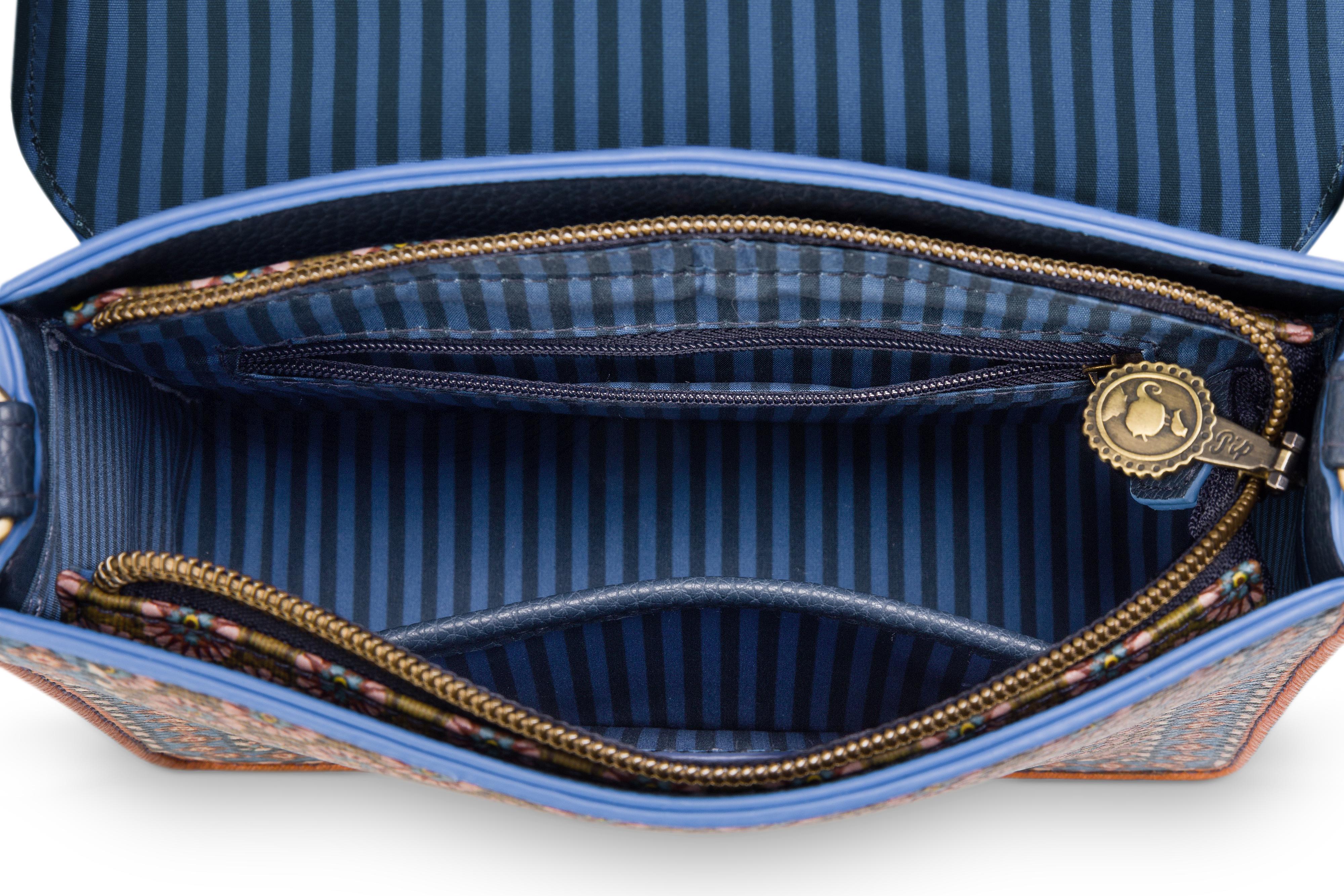 Pip Studio Frances Imani malá cross body kabelka, modrá