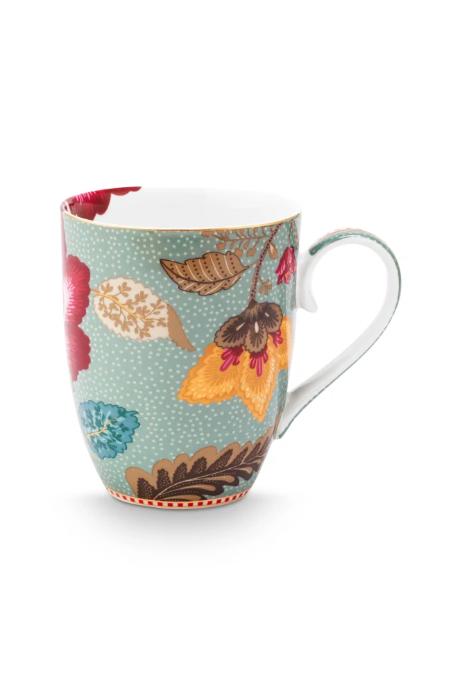 Pip Studio Blooming Tales snídaňová sada, modrá