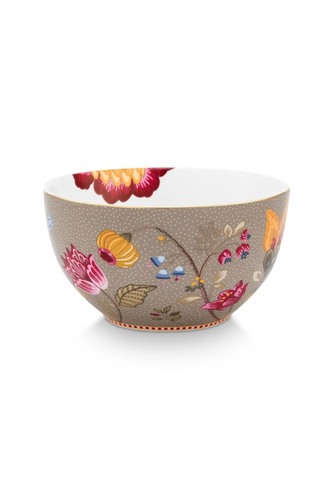 Pip Studio Blooming Tales snídaňová sada, khaki