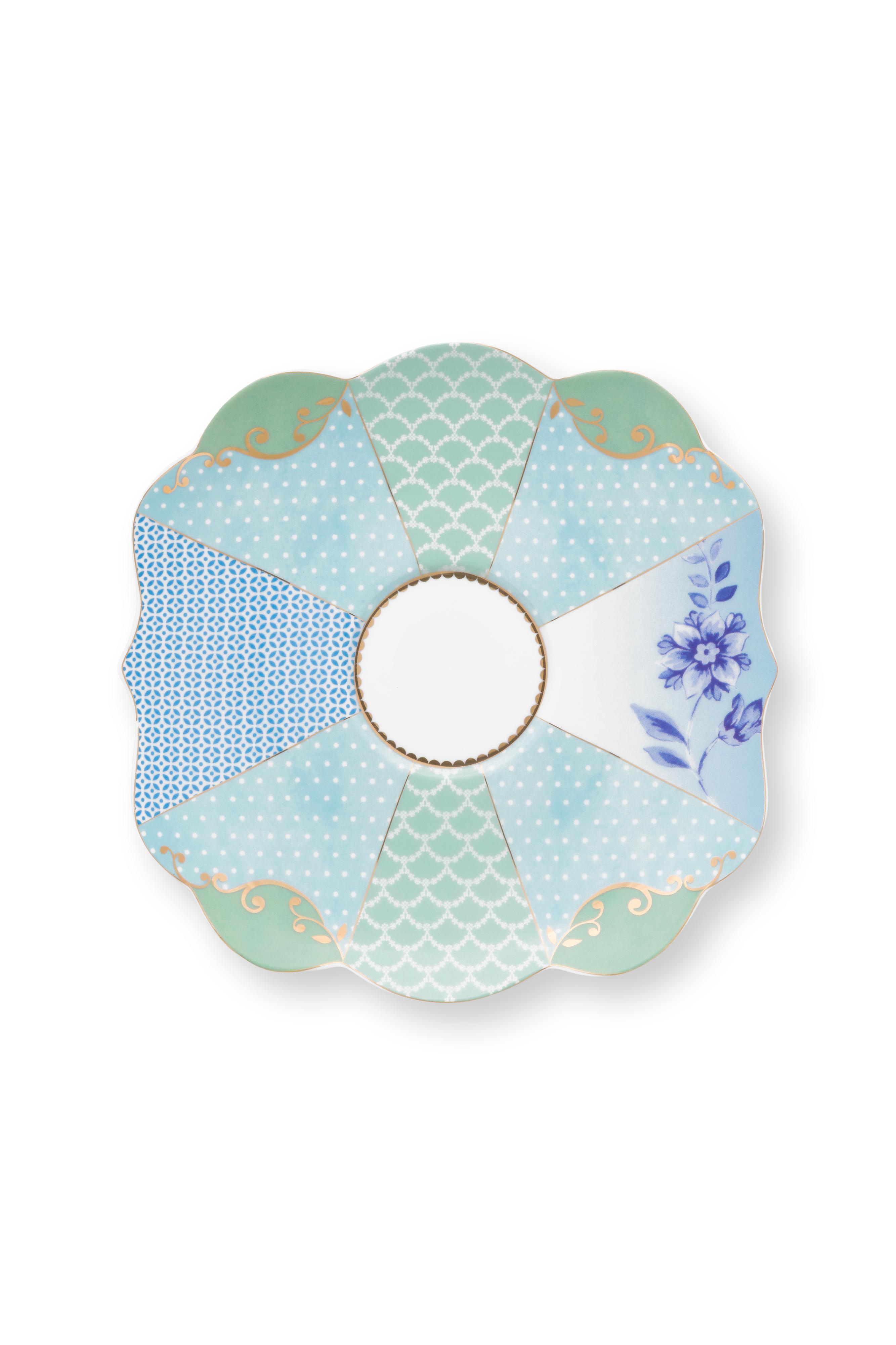 Pip Studio Royal Multi sada 2 ks cappuccino šáleků s podšálky 210ml, barevná