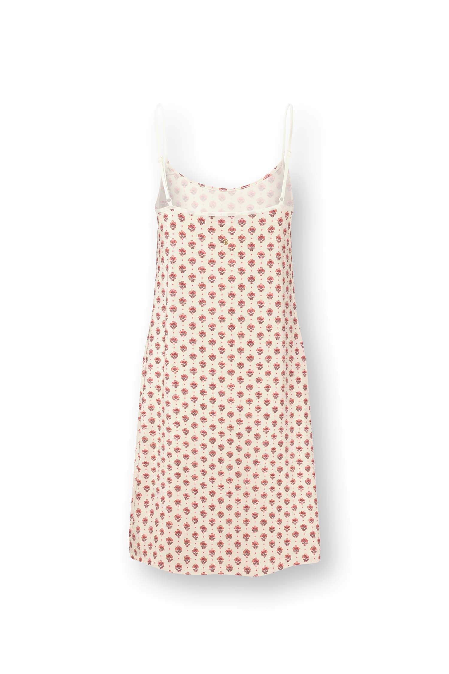 Pip Studio Diezel noční košile na ramínka Jaipur Flower,  bílo-růžová