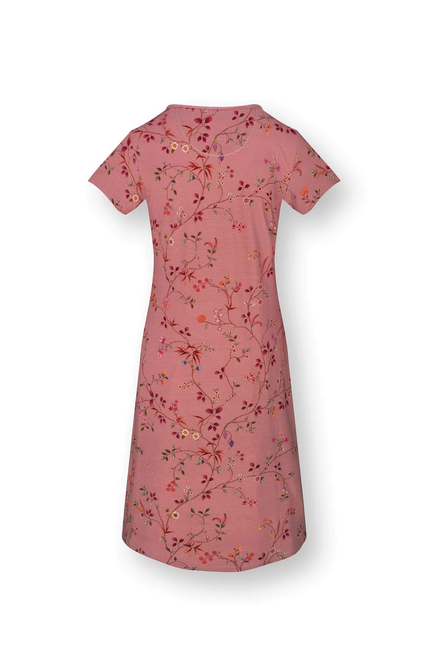 Pip Studio Daniela noční košile Delhi Dreams, růžová