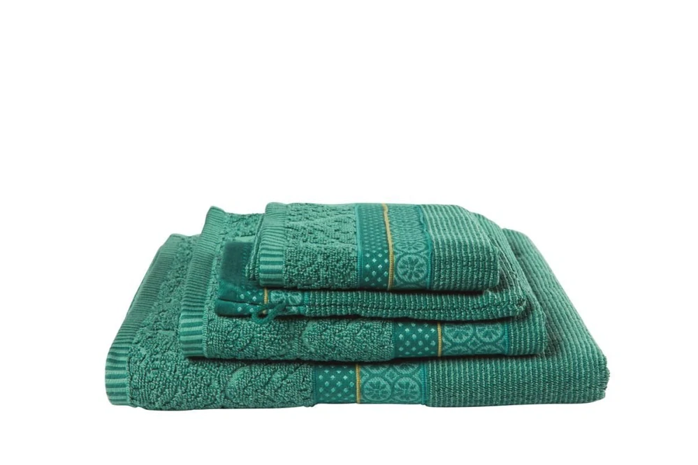 Pip Studio Soft Zellige bavlněná froté žínka zelená 16x22 cm