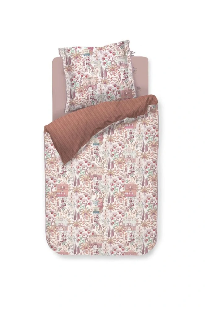 Pip Studio perkálové povlečení Casa di Pip bílé 140x200 + 70x90 cm