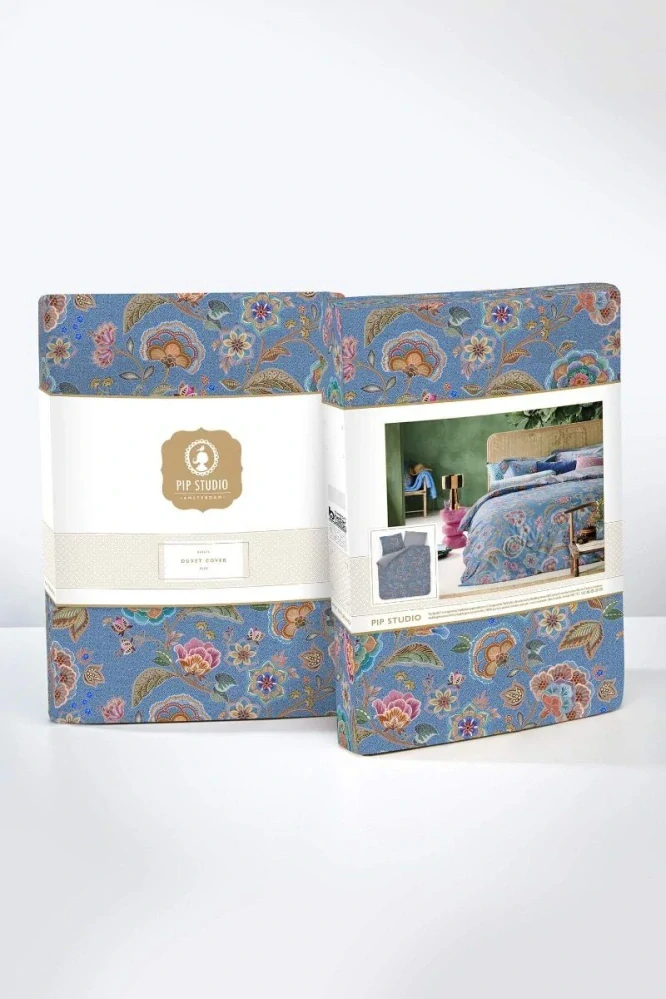 Pip Studio perkálové povlečení Matata modré 140x200 + 70x90 cm