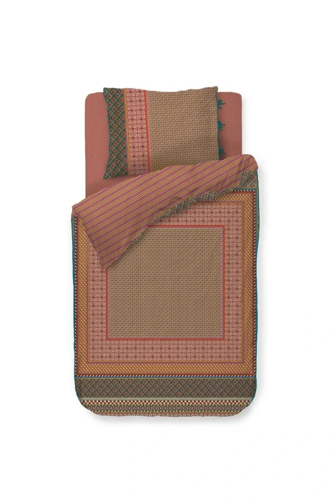 Pip Studio perkálové povlečení Bogolan Multi 140x200 + 70x90 cm