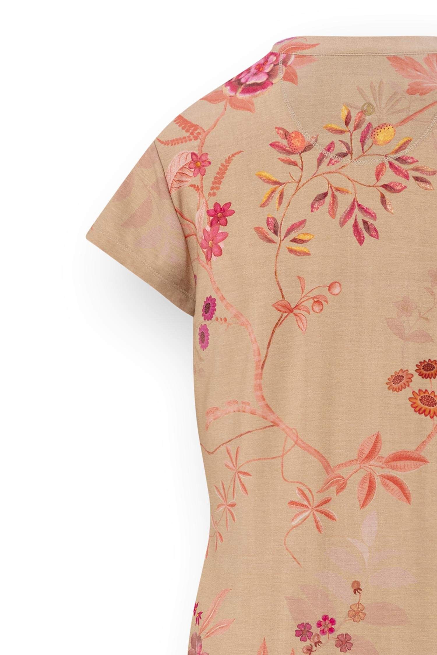 Pip Studio Dalia noční košile Marigold, růžová-khaki