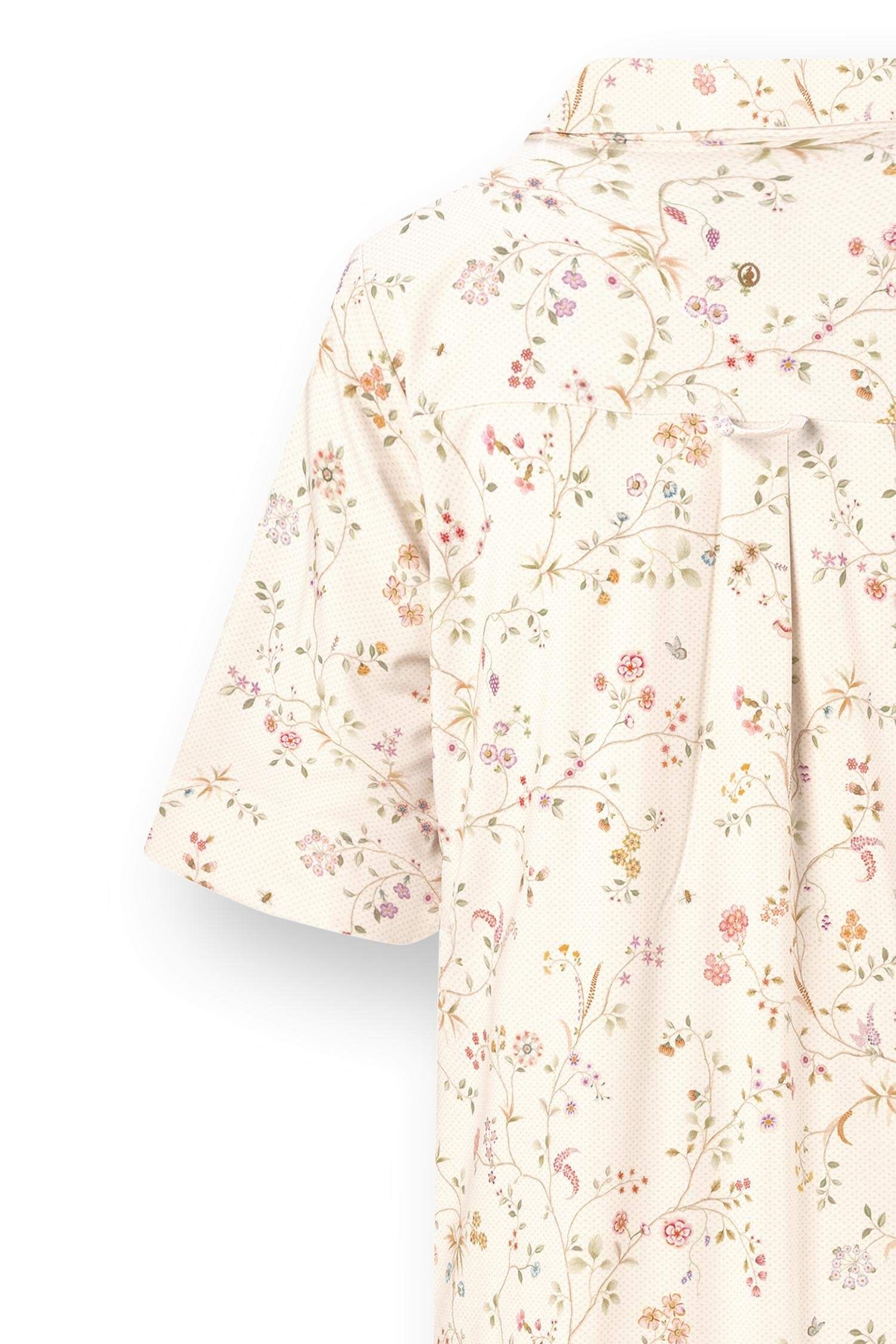 Pip Studio Dewi noční košile Little Delhi, super premium, bílá